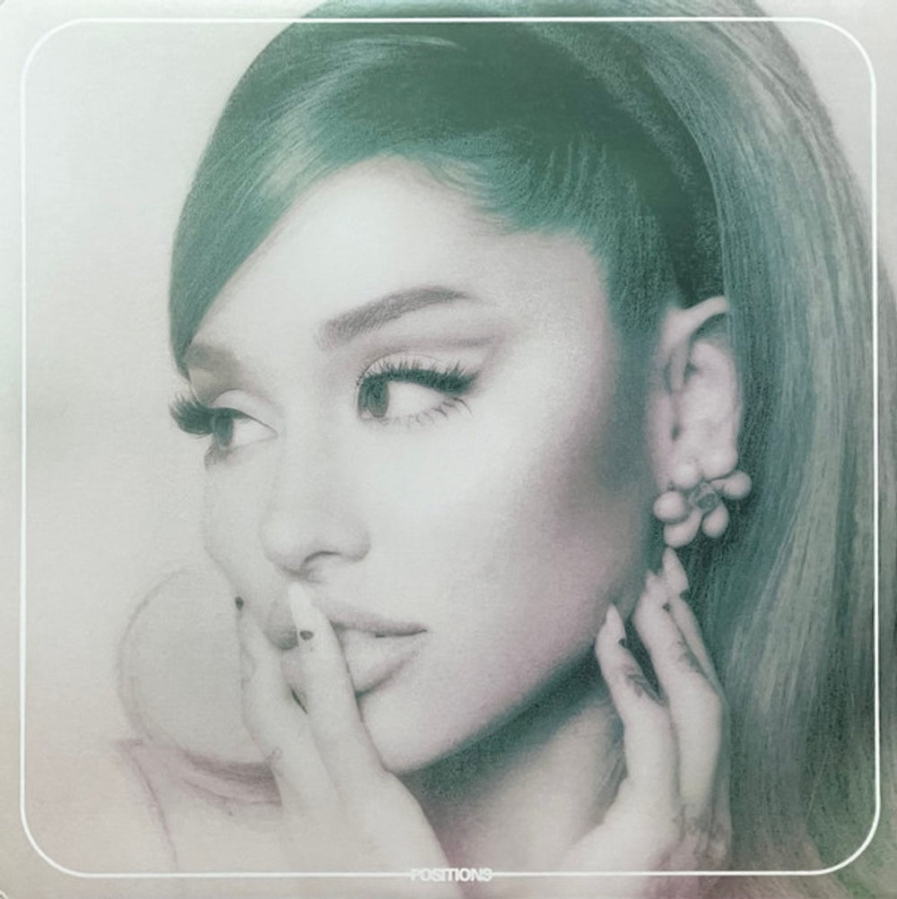 Front Cover: Ariana Grande – Positions (Coke Bottle Clear LP Vinyl) Vinyl LP | Relix
