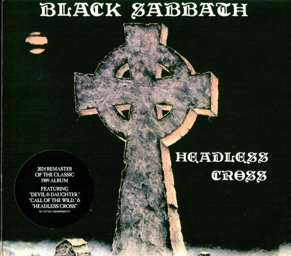 Front Cover: Black Sabbath – Headless Cross (2024 Remaster CD) CD | Relix
