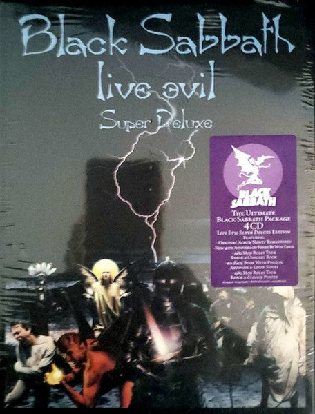 Front Cover: Black Sabbath – Live Evil: 40th Anniversary (Super Deluxe CD Box Set) CD | Relix