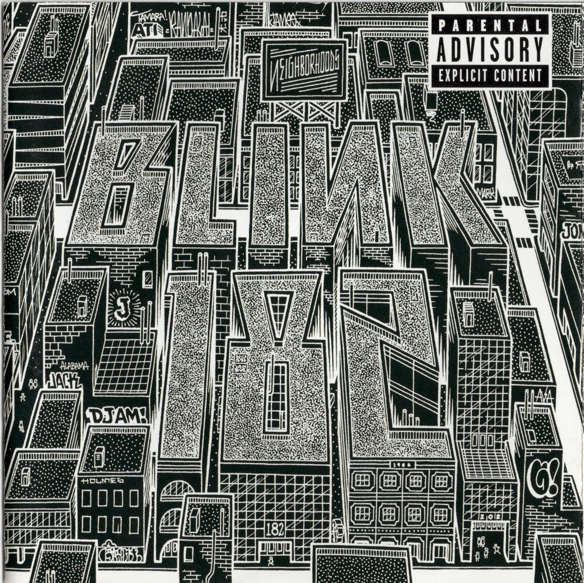 Front Cover: blink – 182 – Neighborhoods (CD) CD | Relix