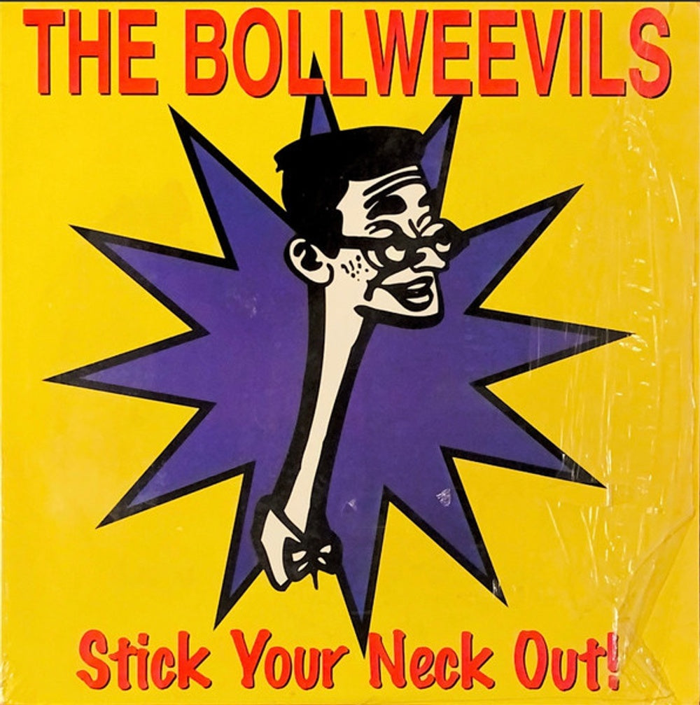 Front Cover: Bollweevils – Stick Your Neck Out! Vinyl LP | Relix