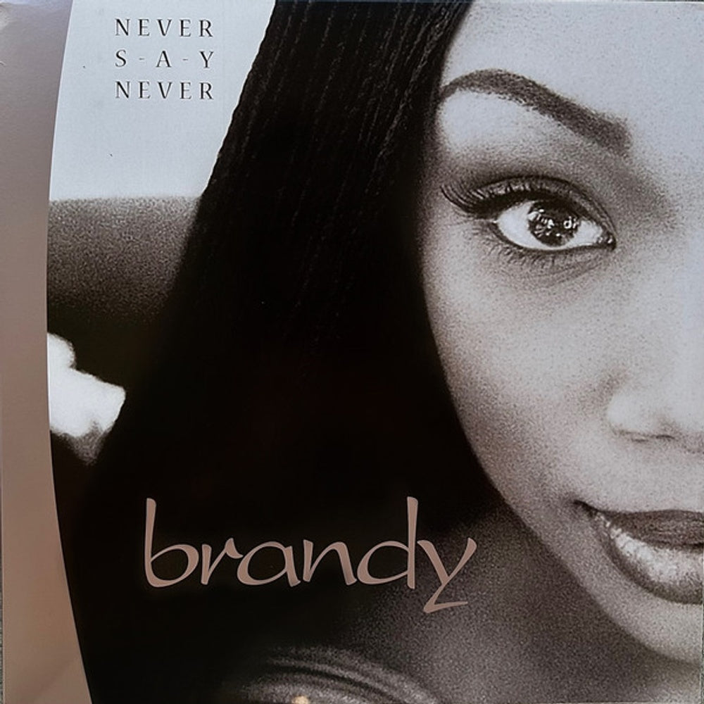 Front Cover: Brandy – Never Say Never (Uk LP Vinyl) Vinyl LP | Relix