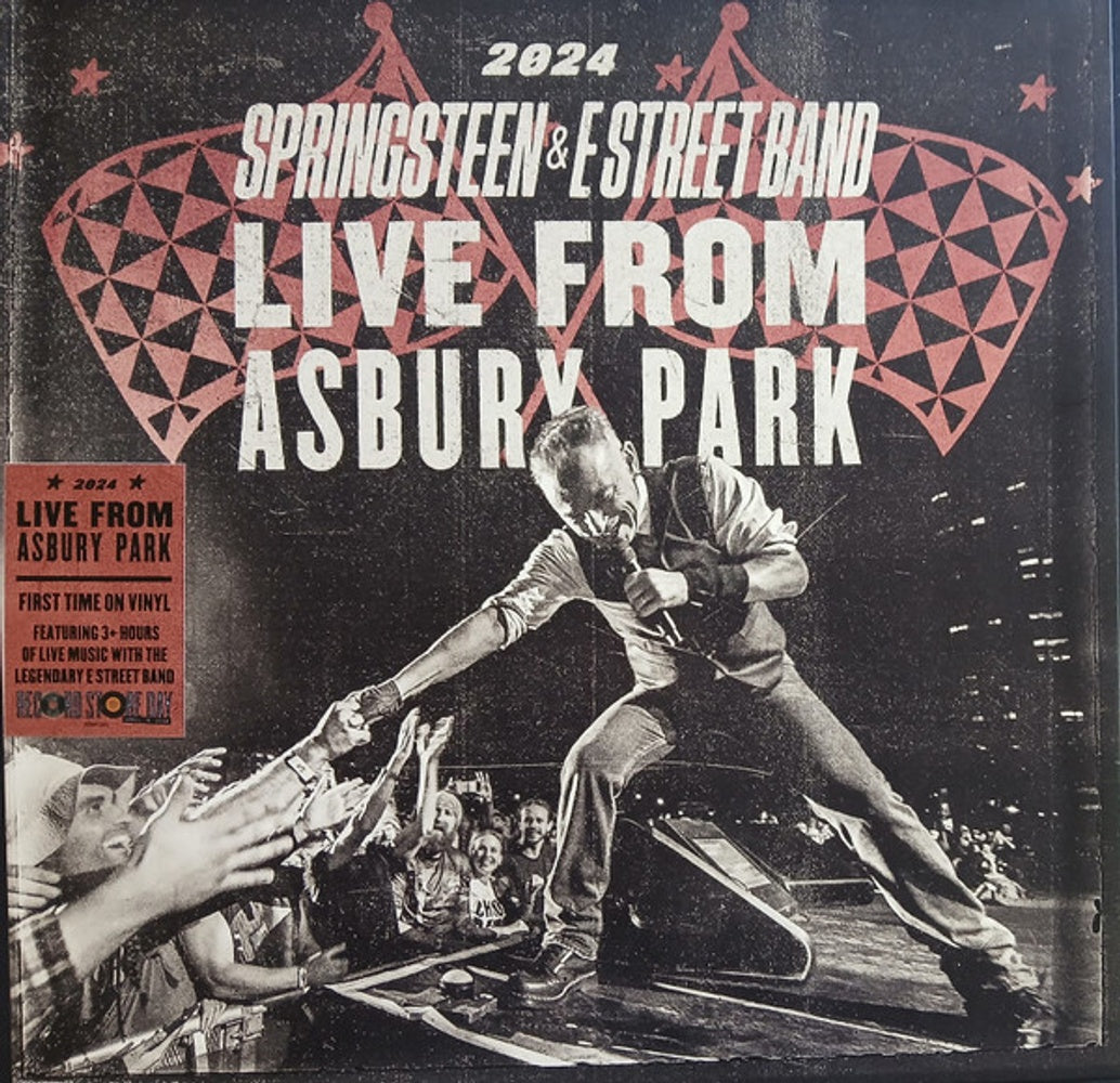 Front Cover: Bruce Springsteen – Live From Asbury Park 2024 (RSD 2026 LP Vinyl) Vinyl LP | Relix
