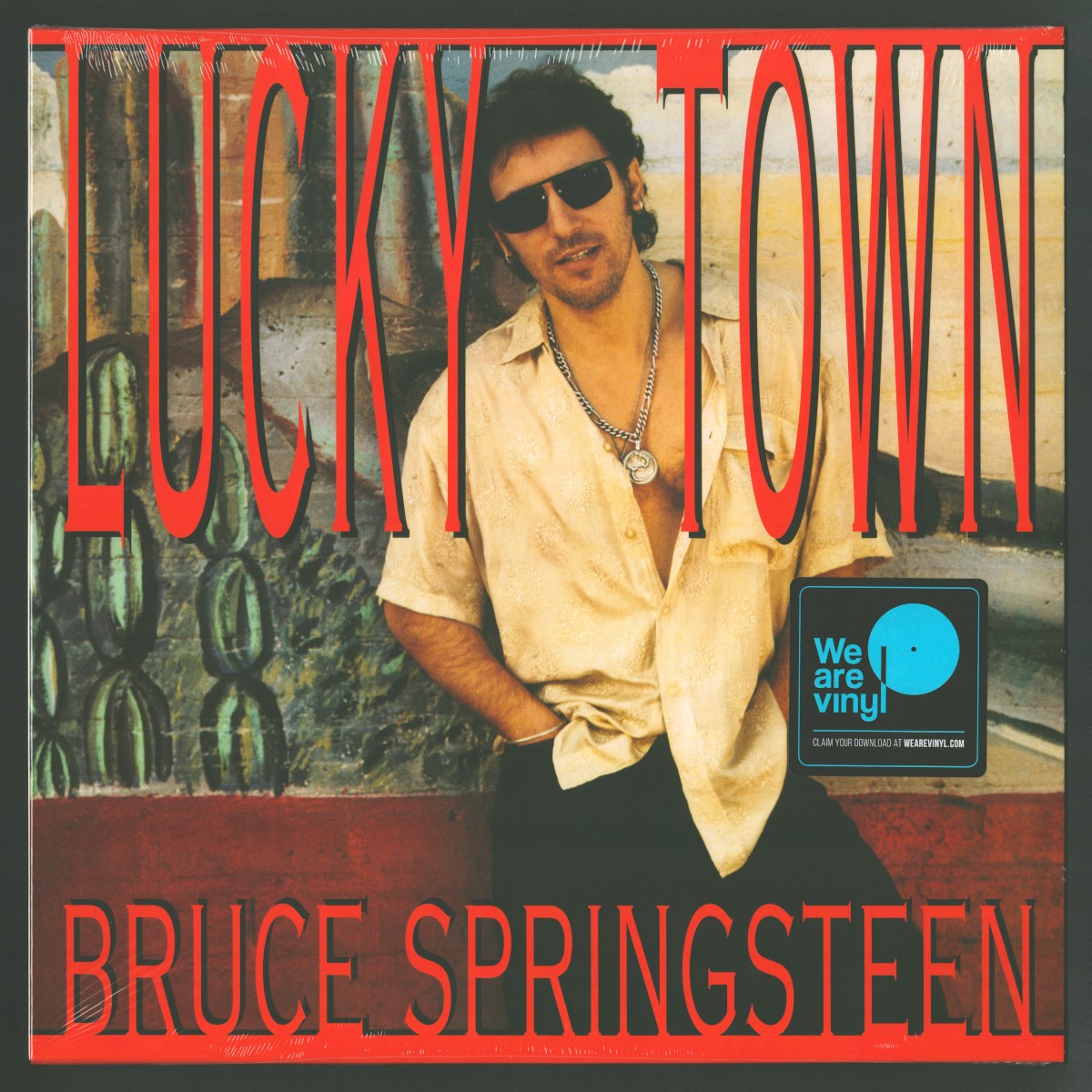 Front Cover: Bruce Springsteen – Lucky Town Vinyl LP | Relix