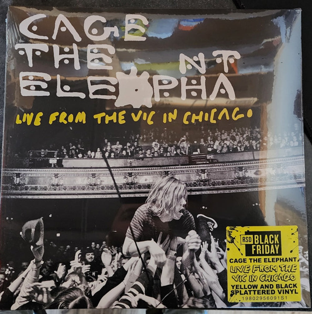 Front Cover: Cage The Elephant – Live From The Vic In Chicago (RSD Black Friday 2025 LP Vinyl) Vinyl LP | Relix