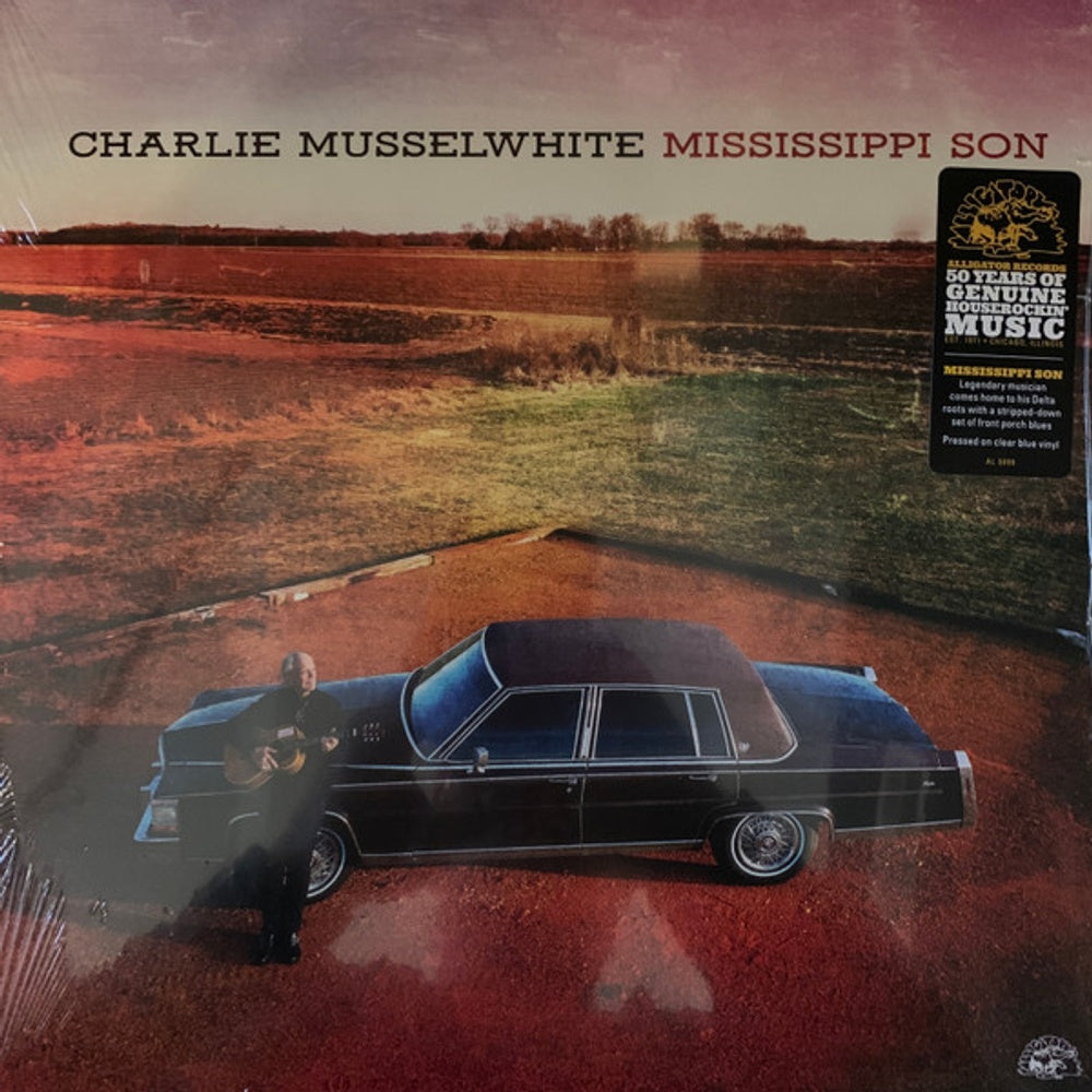 Front Cover: Charlie Musselwhite – Mississippi Son (Clear Blue LP Vinyl) Vinyl LP | Relix