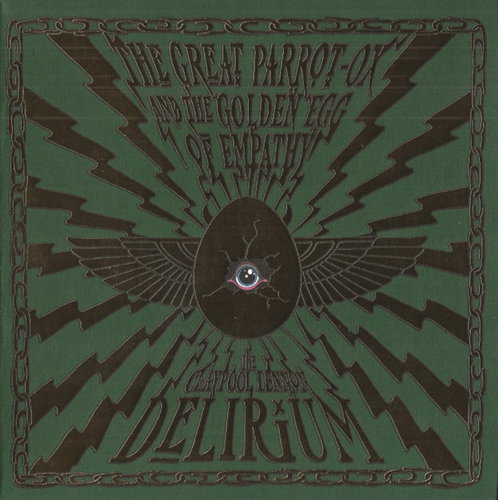 Front Cover: Claypool Lennon Delirium – The Great Parrot-Ox and the Golden Egg of Empathy (with 24 Page Comic Book CD) CD | Relix