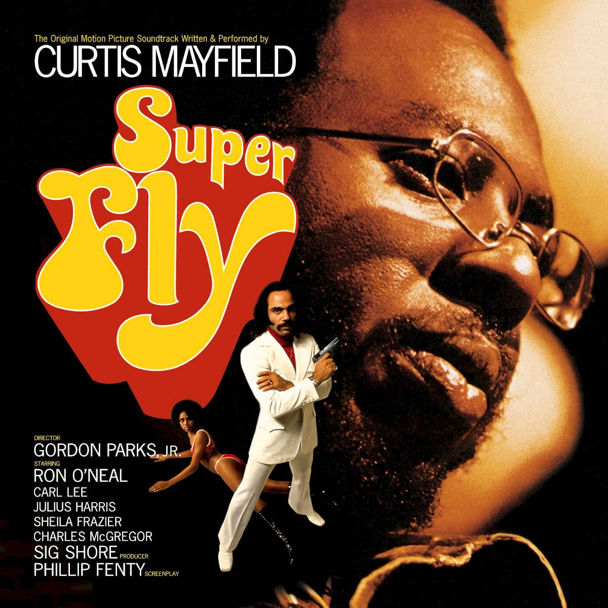 Front Cover: Curtis Mayfield – Super Fly (Original Motion Picture Soundtrack CD) CD | Relix