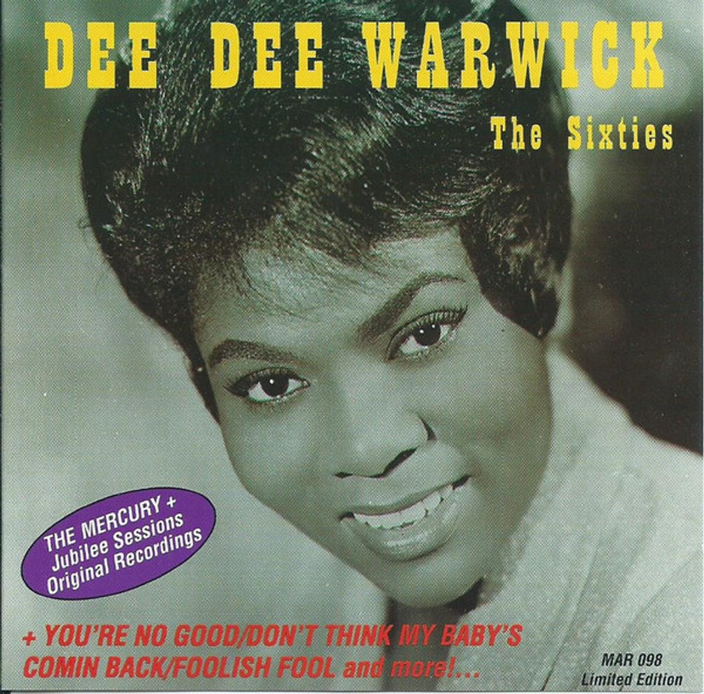Front Cover: Dee Dee Warwick – Sixties CD | Relix