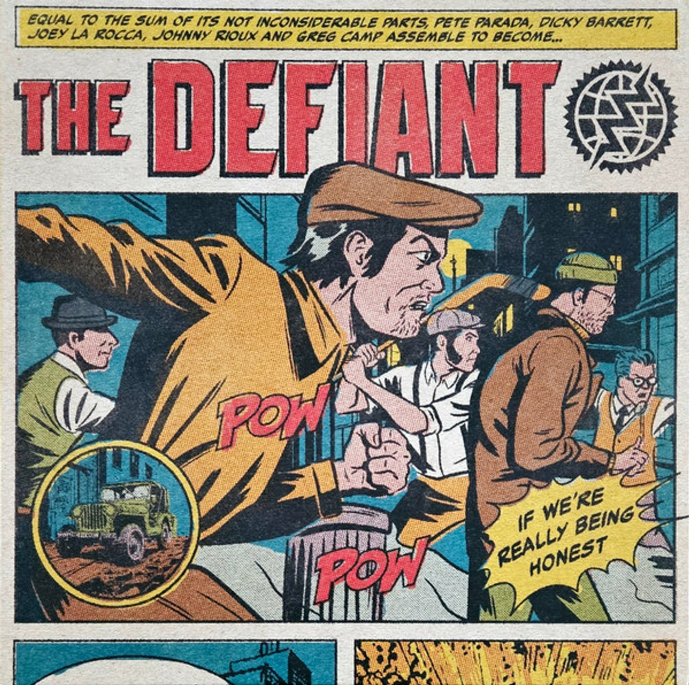 Front Cover: Defiant – If We're Really Being Honest (Lime Green LP Vinyl) Vinyl LP | Relix