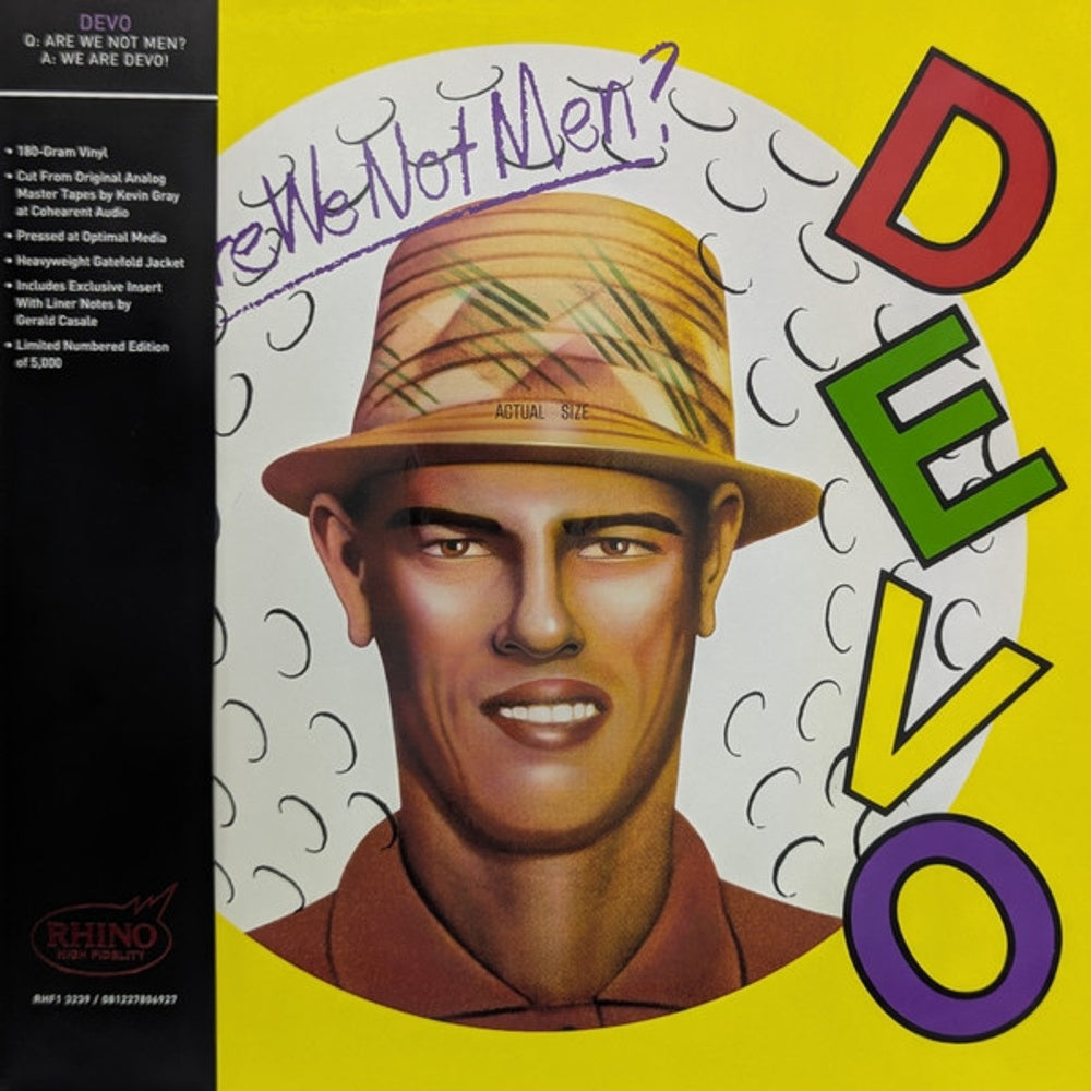 Front Cover: Devo – Q: Are We Not Men (Brick & Mortar Exclusive, Hifi LP Vinyl) Vinyl LP | Relix