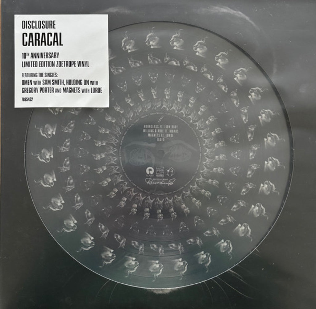 Front Cover: Disclosure – Caracal - 10th Anniversary Edition (Zoetrope LP Vinyl) Vinyl LP | Relix
