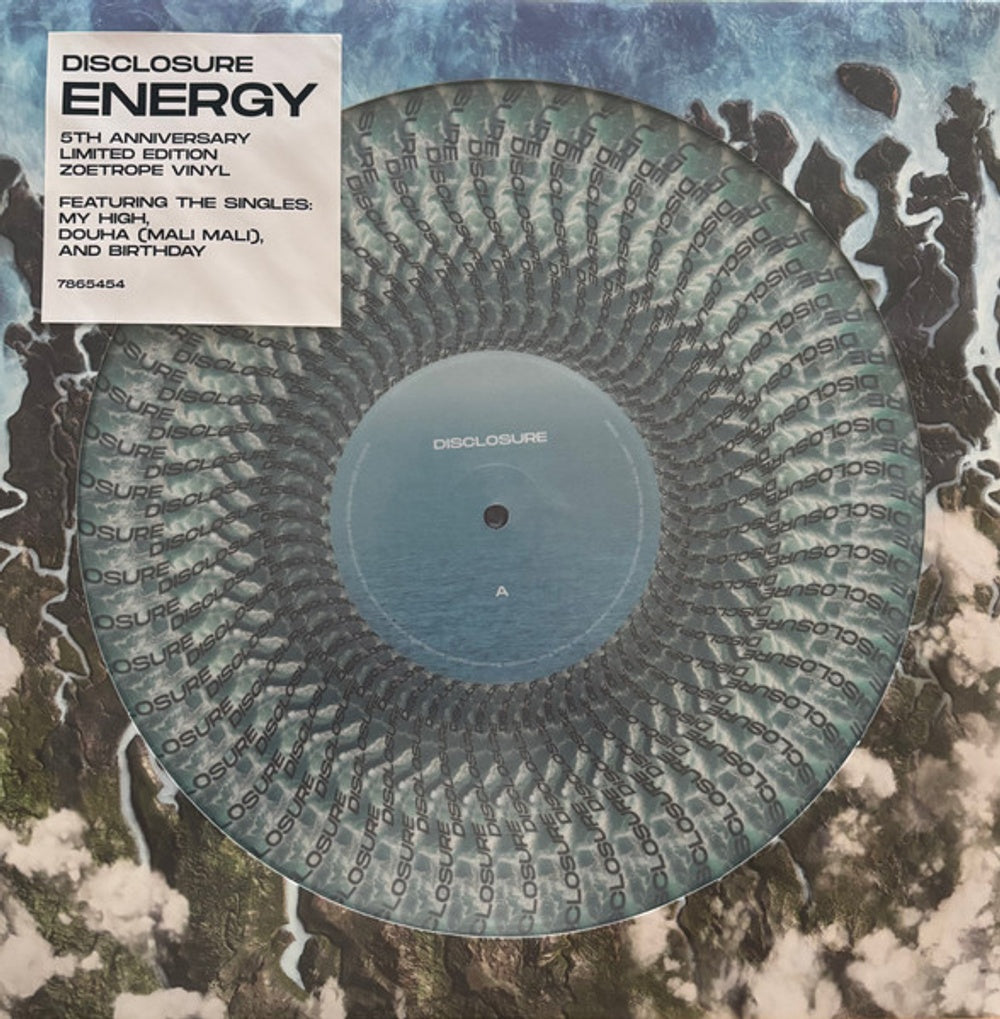 Front Cover: Disclosure – Energy - 5th Anniversary Edition (Zoetrope LP Vinyl) Vinyl LP | Relix