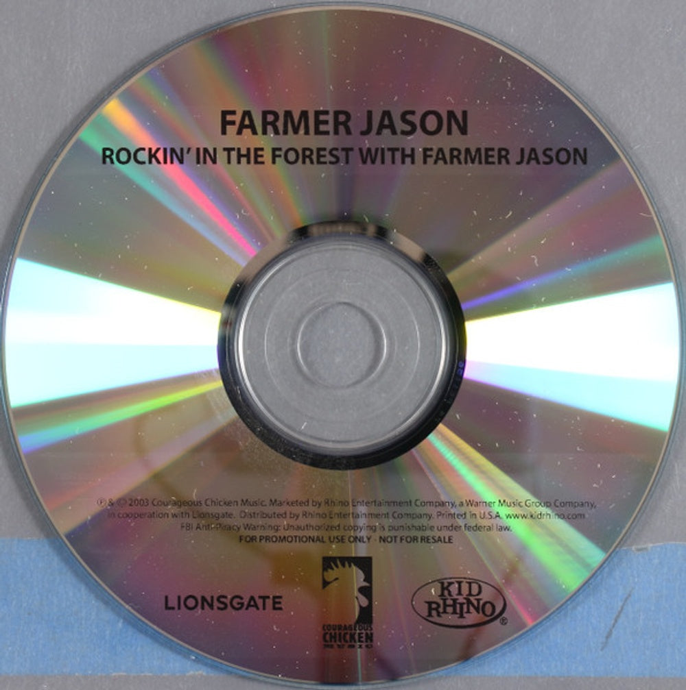 Front Cover: Farmer Jason – Rockin in the Forest with Farmer Jason CD | Relix