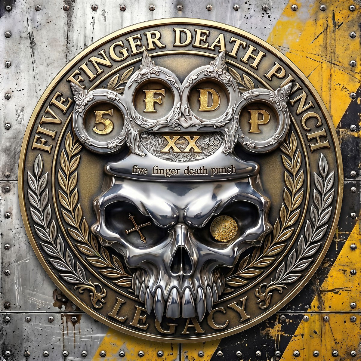 Front Cover: Five Finger Death Punch – Legacy Vinyl LP | Relix