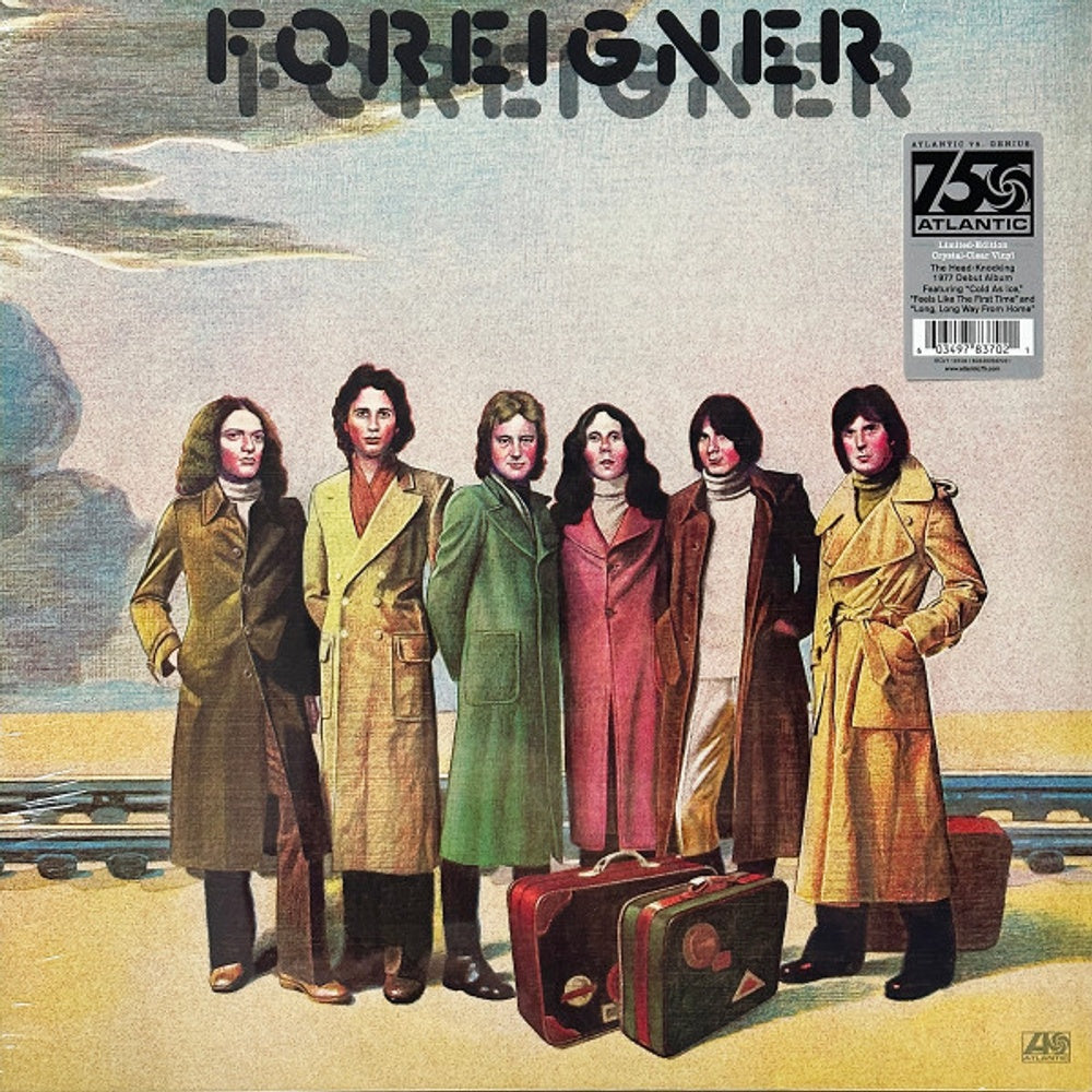 Front Cover: Foreigner – Foreigner (Rocktober 2023 Crystal Clear Diamond LP Vinyl) Vinyl LP | Relix