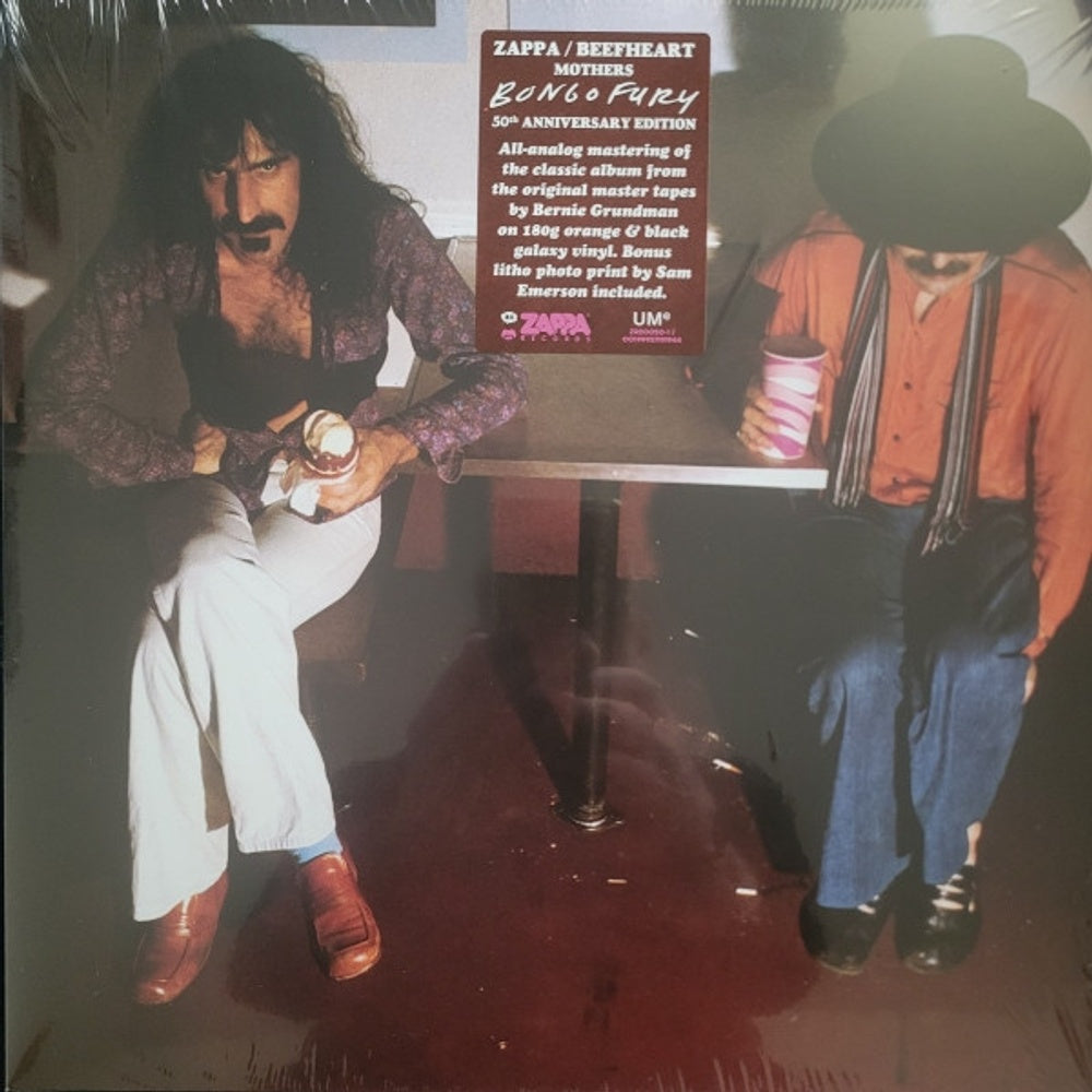 Front Cover: Frank Zappa  / Captain Beefheart / Mothers – Bongo Fury (Deluxe 180 Gram, Anniversary Edition LP Vinyl) Vinyl LP | Relix