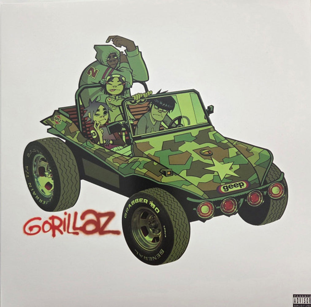 Front Cover: Gorillaz – Gorillaz (LP Vinyl) Vinyl LP | Relix