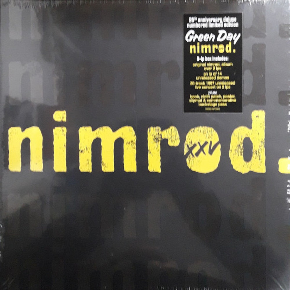 Front Cover: Green Day – Nimrod: 25th Anniversary Edition (5LP Box Set) Vinyl LP | Relix