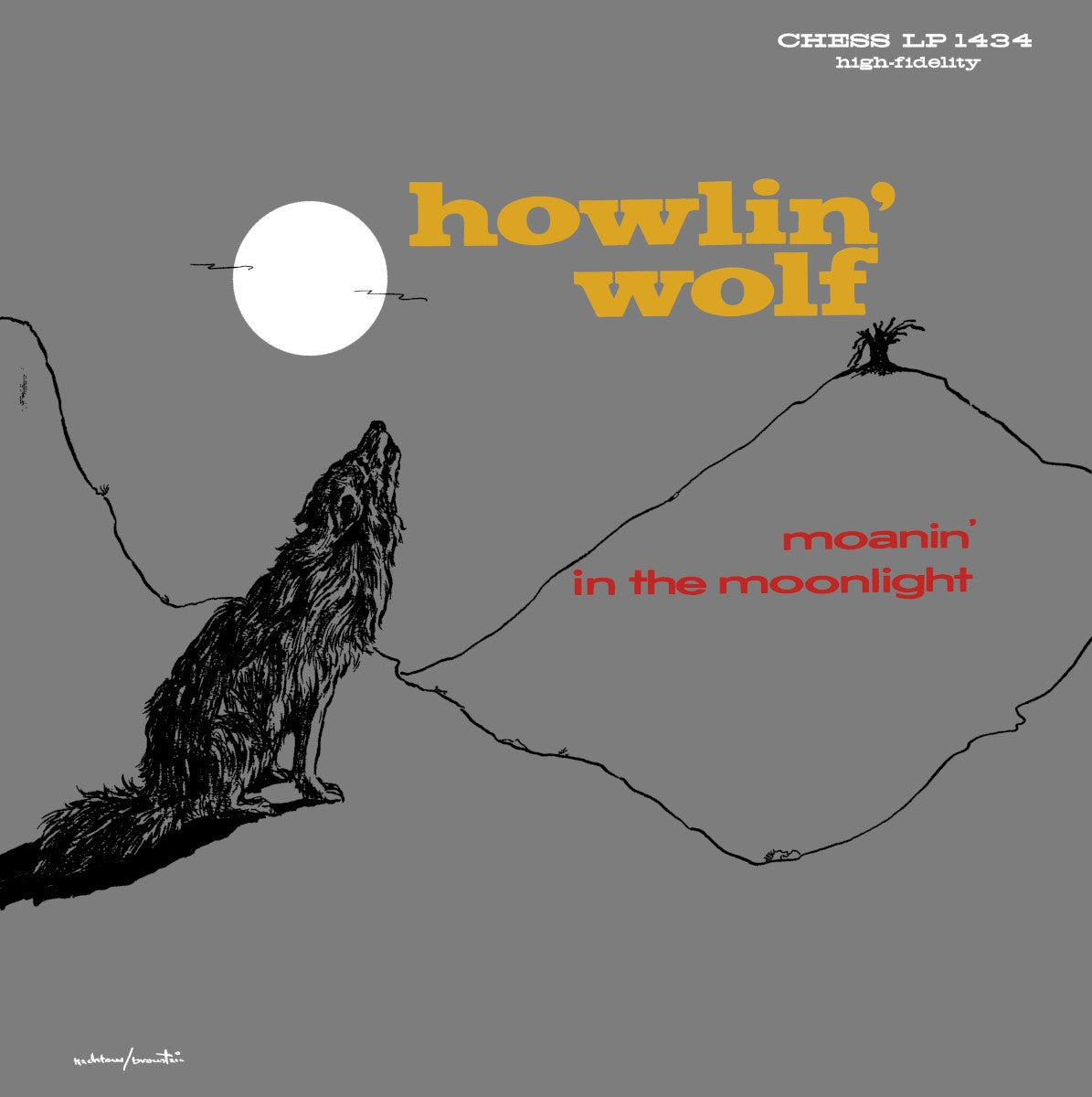 Front Cover: Howlin' Wolf – Moanin' In The Moonlight (Chess 75 Series, 180 Gram LP Vinyl) Vinyl LP | Relix