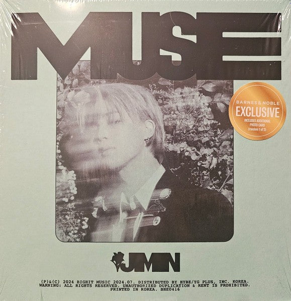 Front Cover: Jimin (BTS) – MUSE (BLOOMING ver. CD) CD | Relix