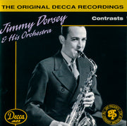 Front Cover: Jimmy Dorsey & His Orchestra – Contrasts CD | Relix