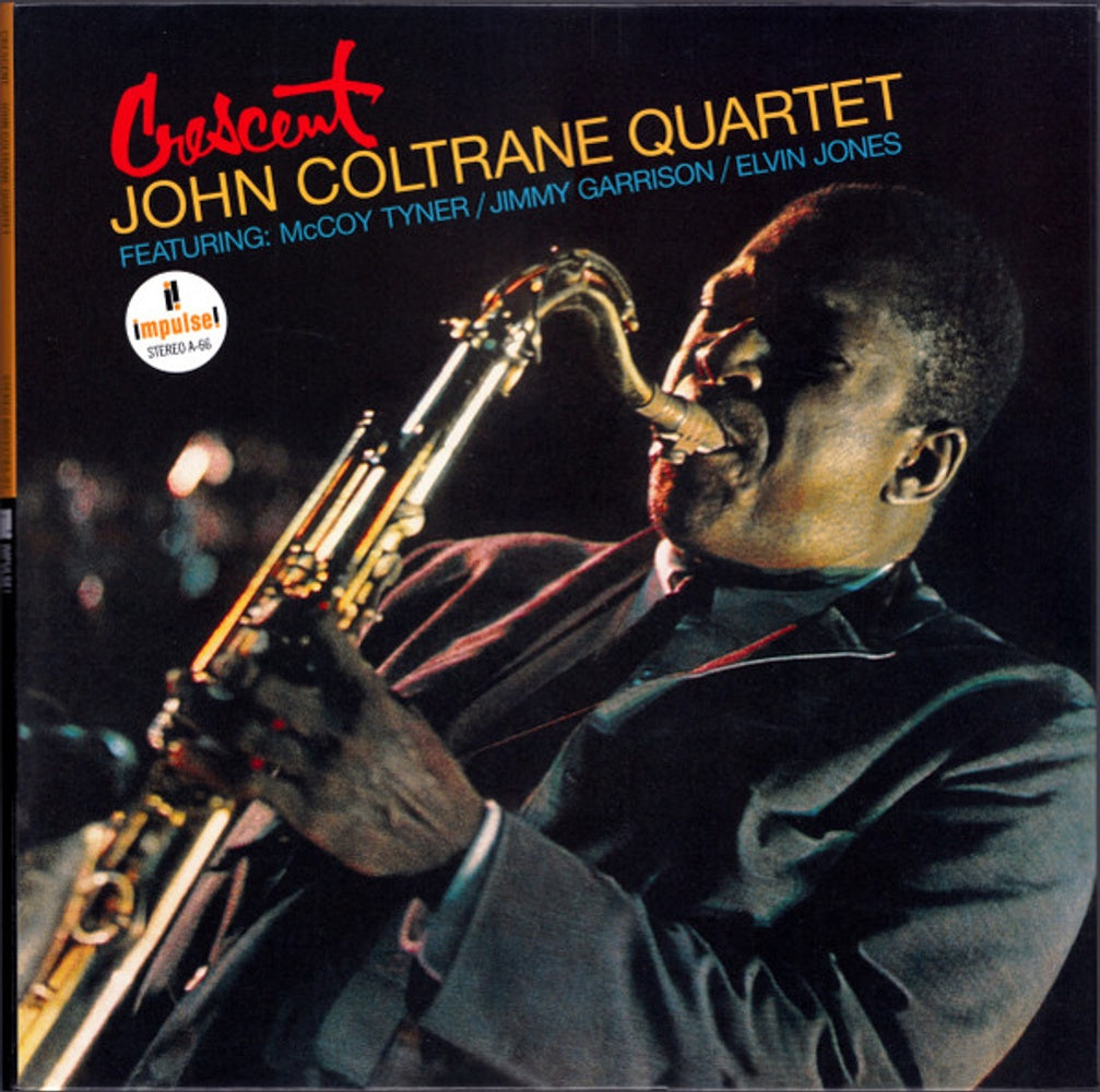 Front Cover: John Coltrane Quartet – Crescent (Verve Acoustic Sounds Series LP Vinyl) Vinyl LP | Relix