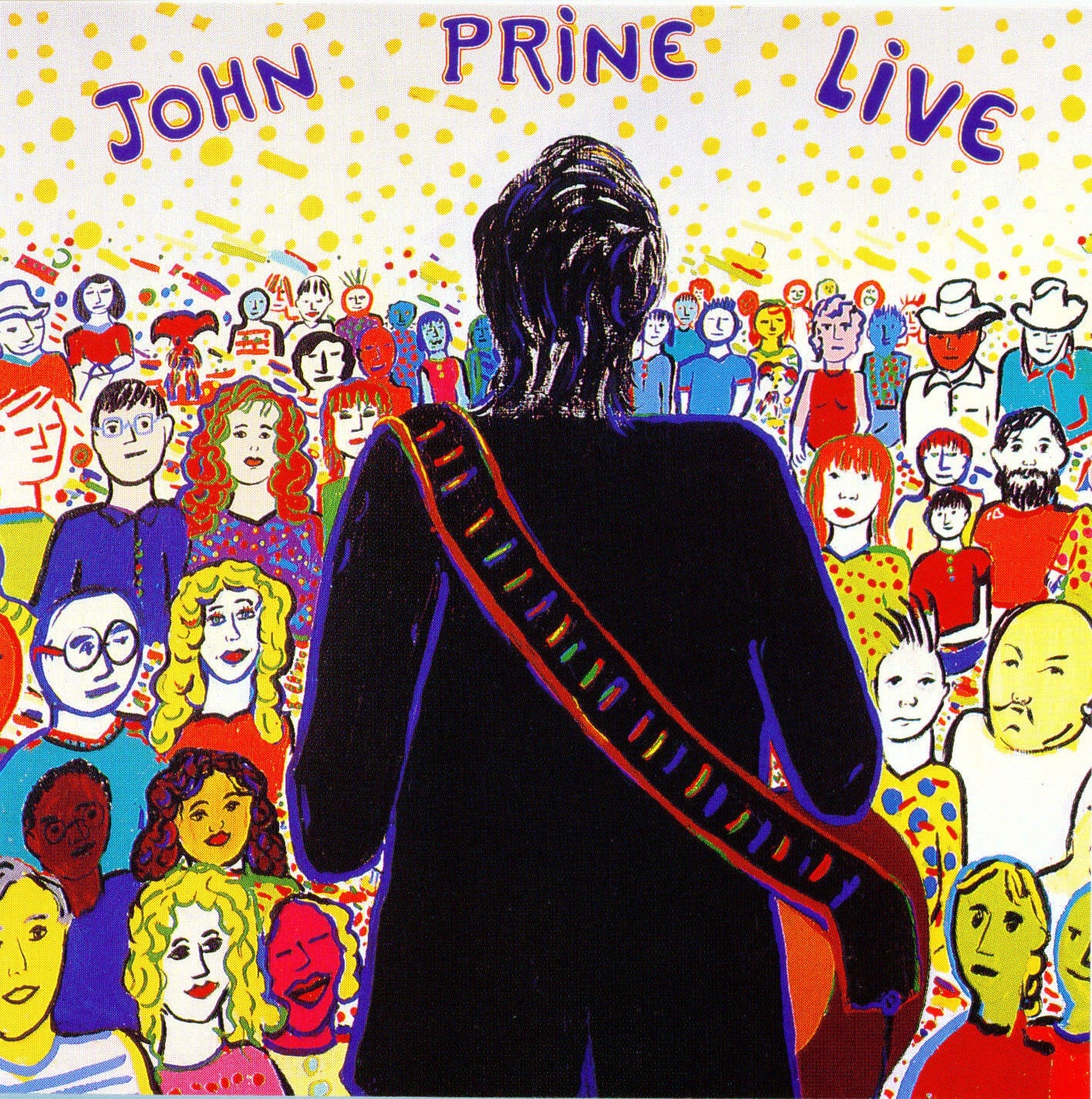 Front Cover: John Prine – John Prine Live Vinyl LP | Relix