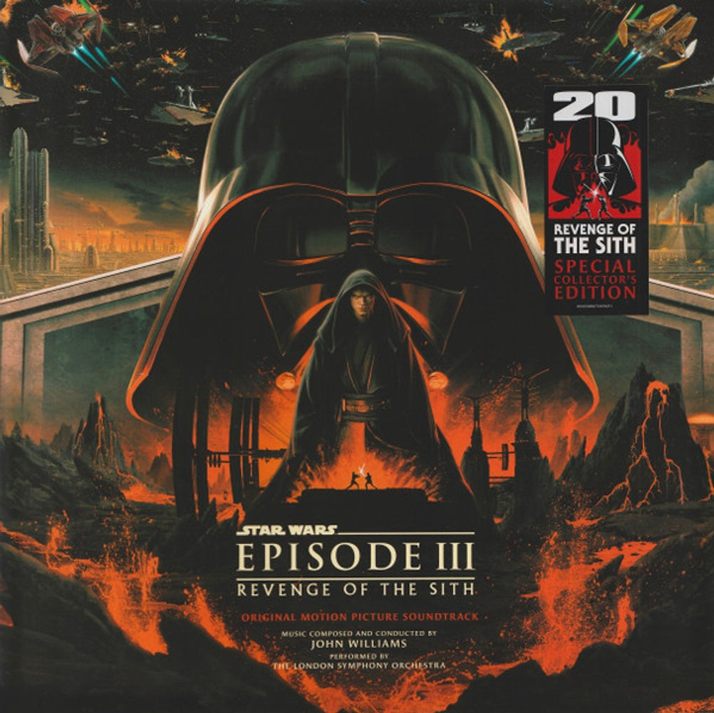 Front Cover: John Williams – Star Wars: Revenge Of The Sith - O.S.T. (Colored LP Vinyl) Vinyl LP | Relix