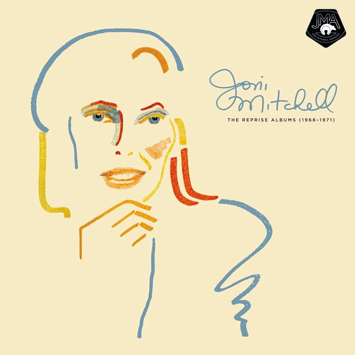 Front Cover: Joni Mitchell – The Reprise Albums (1968-1971 4-CD) CD | Relix