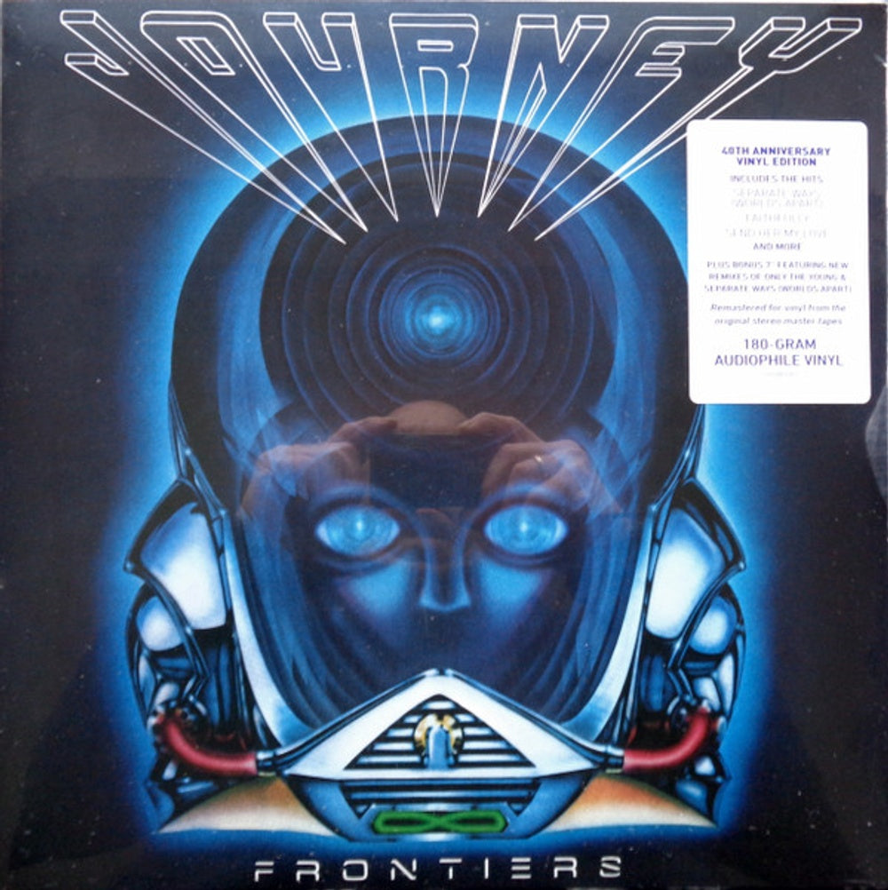Front Cover: Journey – Frontiers 40th Anniversary (Remastered, LP+7in 2-LP Vinyl) Vinyl LP | Relix