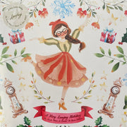 Front Cover: Laufey – A Very Laufey Holiday: The Santa Claus Is Comin' To Town Edition (Snow Globe Glitter 7inch 7" Vinyl) Vinyl LP | Relix