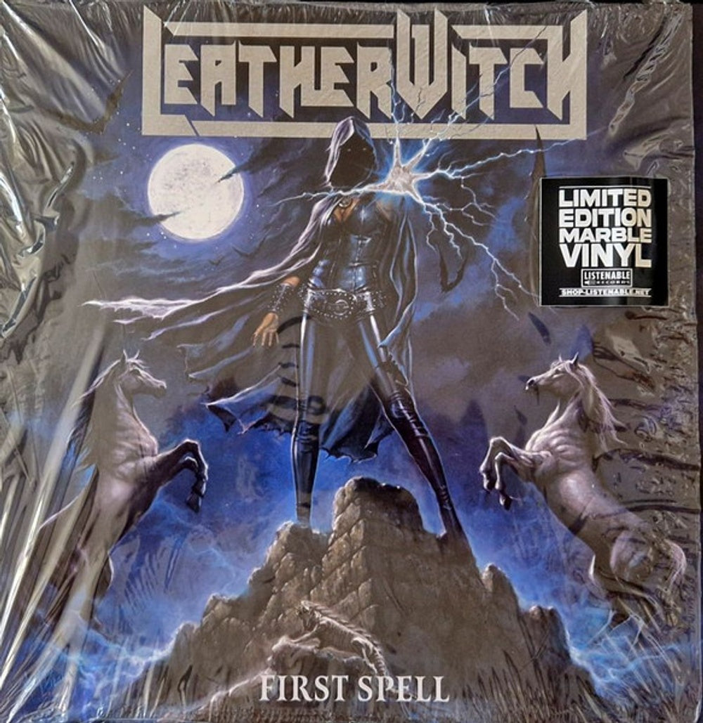 Front Cover: Leatherwitch – First Spell (Marble LP Vinyl) Vinyl LP | Relix