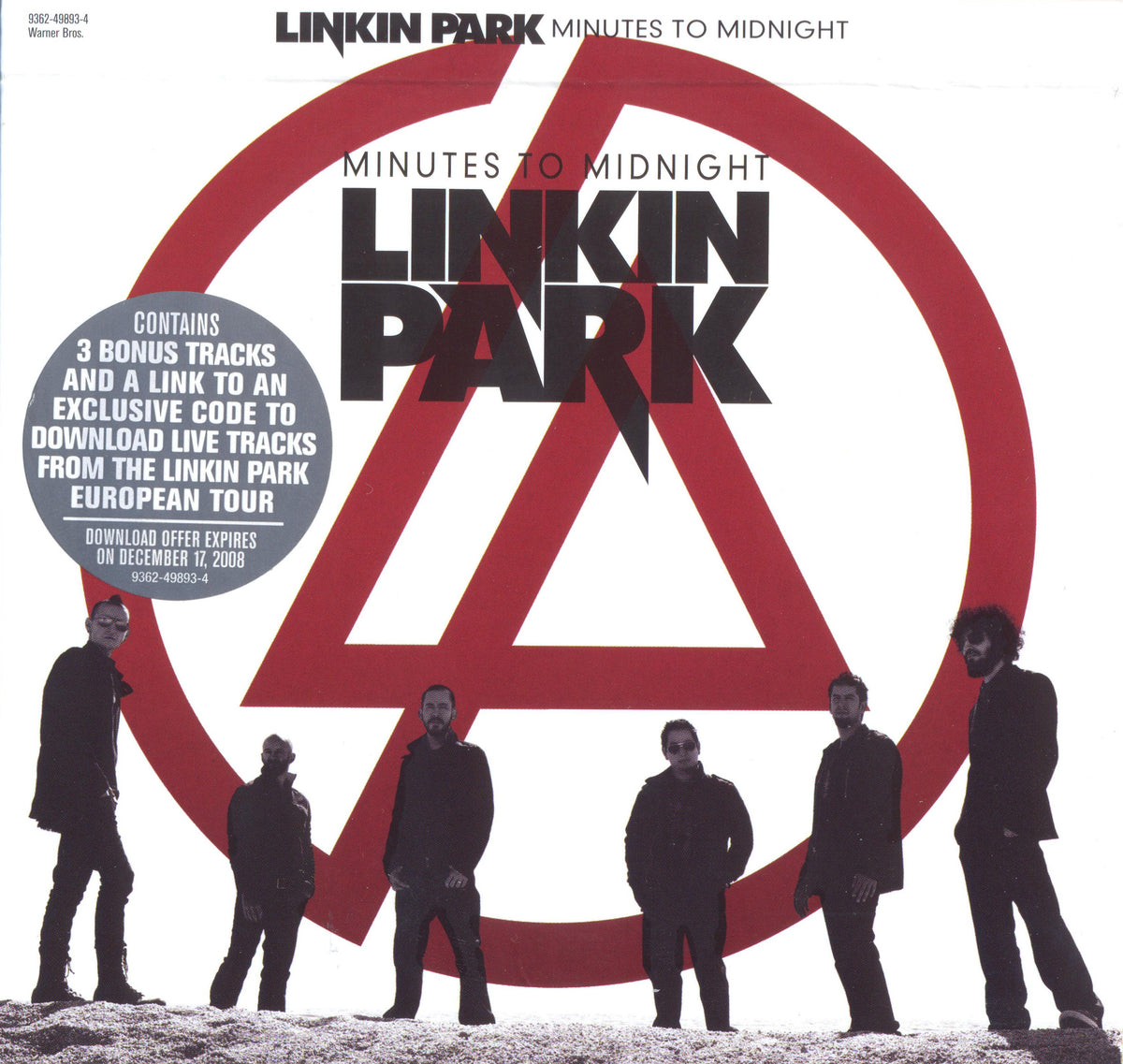 Front Cover: Linkin Park – Minutes to Midnight (Tour Edition, PA CD) CD | Relix
