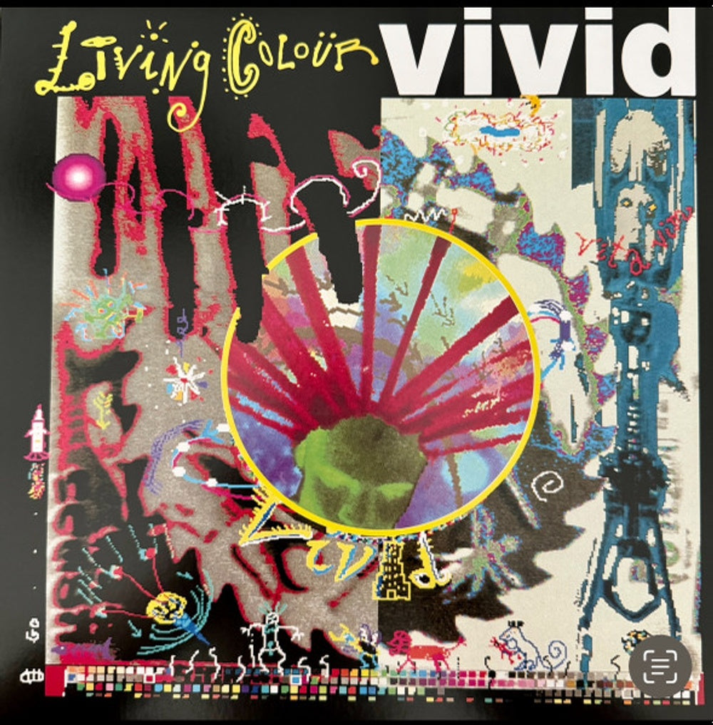 Front Cover: Living Colour – Vivid - LP Vinyl LP | Relix