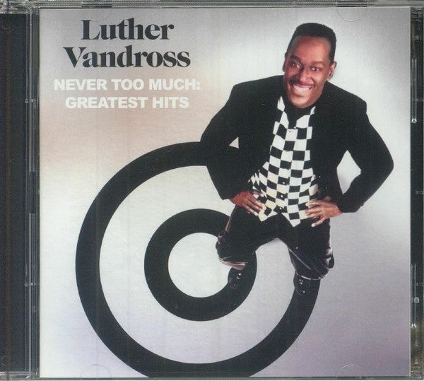 Front Cover: Luther Vandross – Never Too Much: Greatest Hits CD | Relix