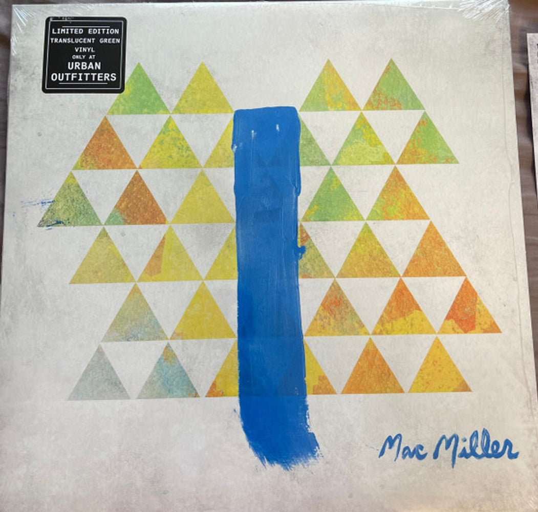 Front Cover: Mac Miller – Blue Slide Park (Clear, Grn LP Vinyl) Vinyl LP | Relix