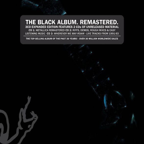 Front Cover: Metallica – Metallica: Remastered (3CD Expanded Edition) CD | Relix