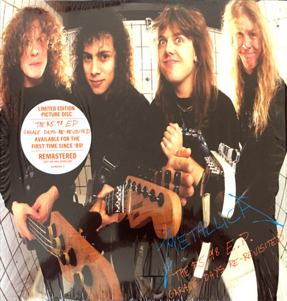 Front Cover: Metallica – The $5.98 EP - Garage Days Re-Revisited (Black LP Vinyl) Vinyl LP | Relix