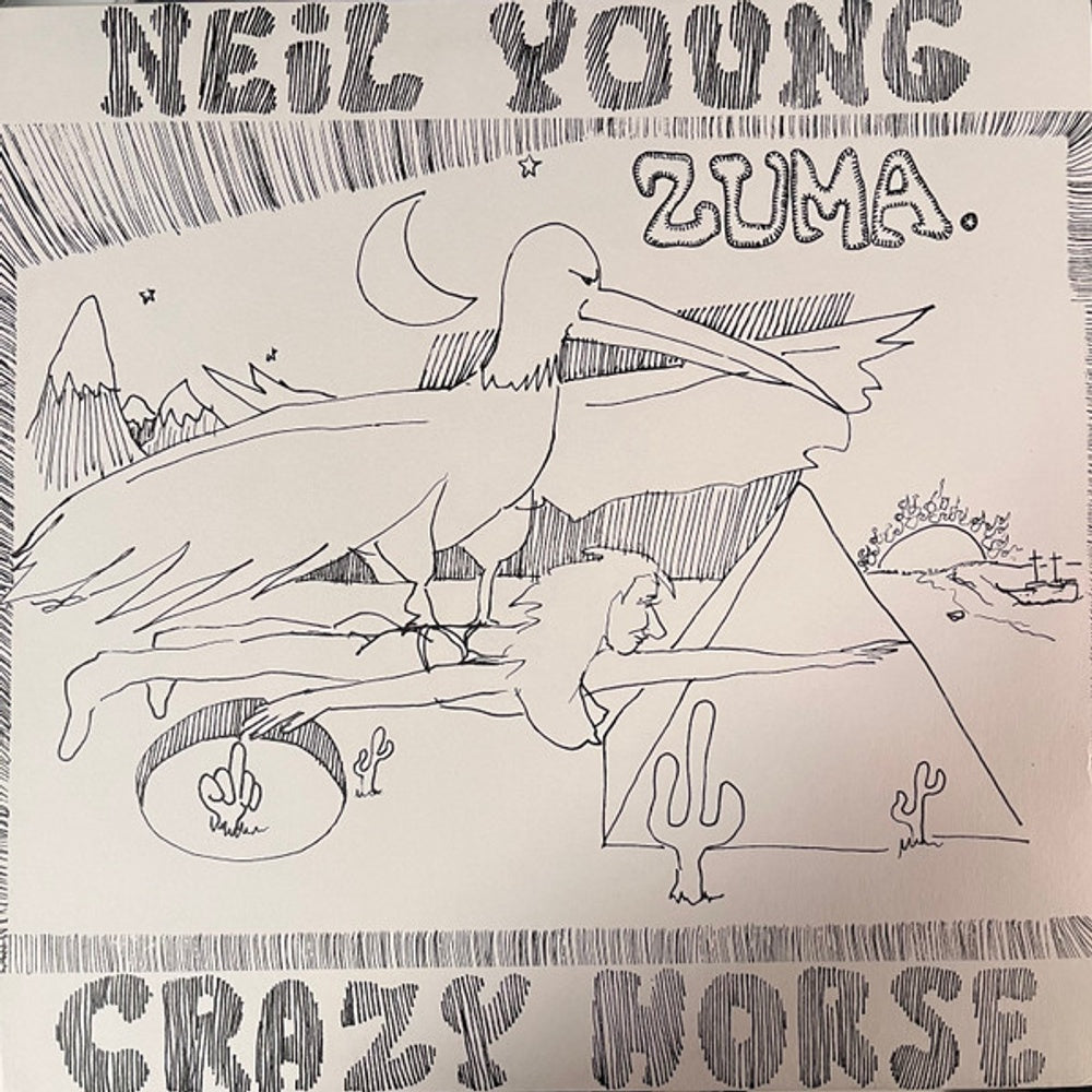 Front Cover: Neil Young – Zuma (Import LP Vinyl) Vinyl LP | Relix
