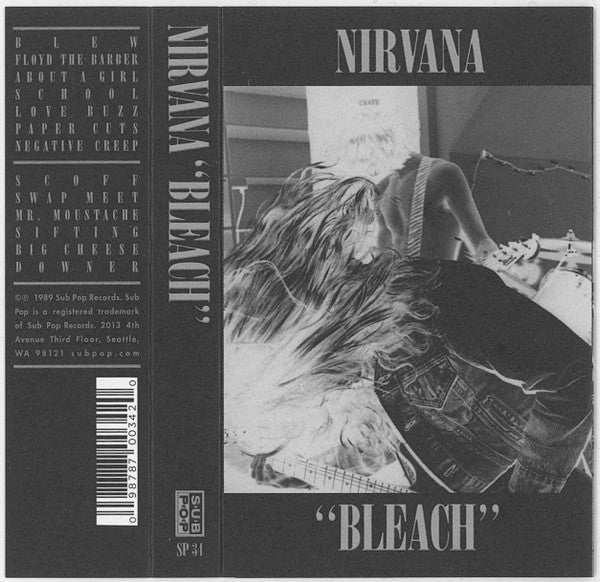 Front Cover: Nirvana – Bleach Cassette | Relix
