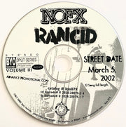 Front Cover: Nofx/Rancid – Split Series, Vol.3 (CD) CD | Relix
