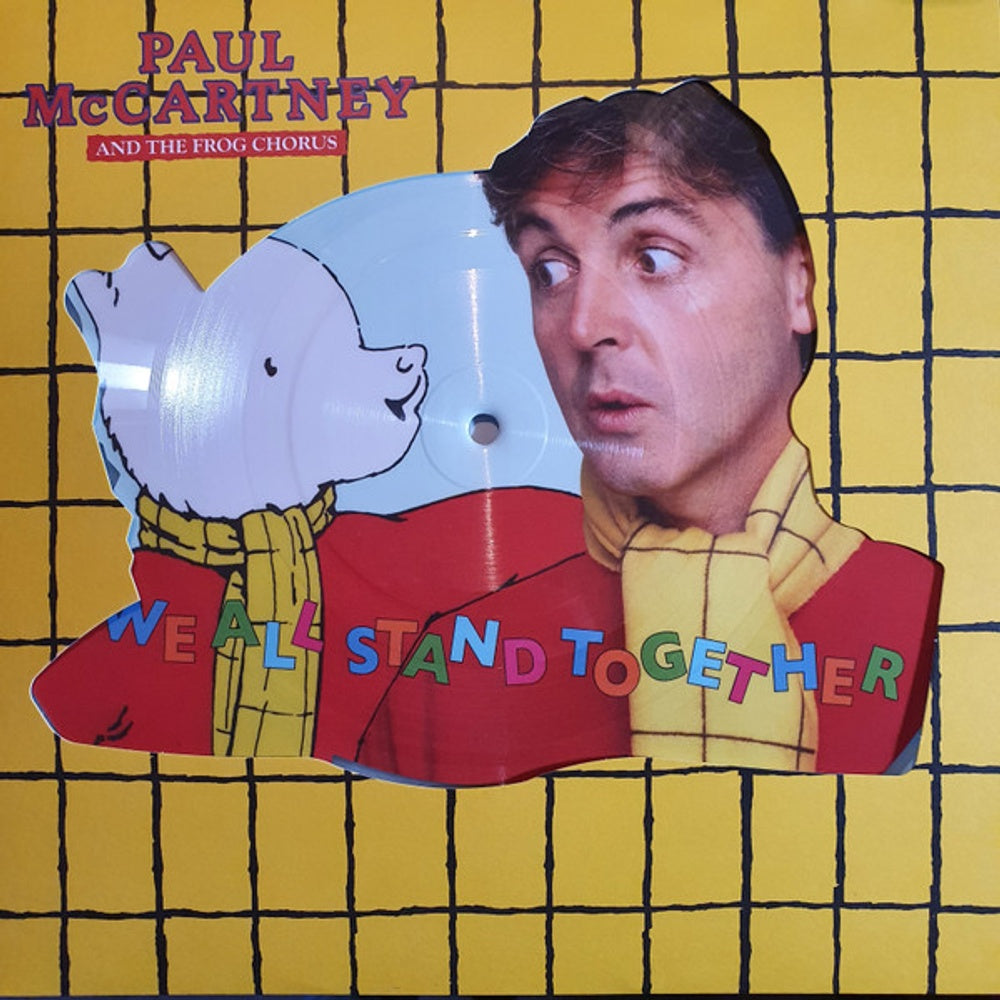 Front Cover: Paul McCartney – We All Stand Together (Limited Edition Shaped Picture Disc 7in 7" Vinyl) Vinyl LP | Relix
