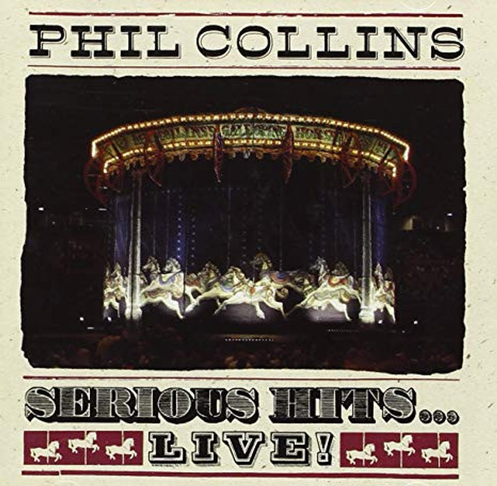 Front Cover: Phil Collins – Serious Hits...Live! (Remastered LP Vinyl) Vinyl LP | Relix