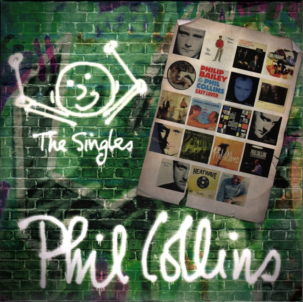 Front Cover: Phil Collins – Singles (Colored LP Vinyl) Vinyl LP | Relix