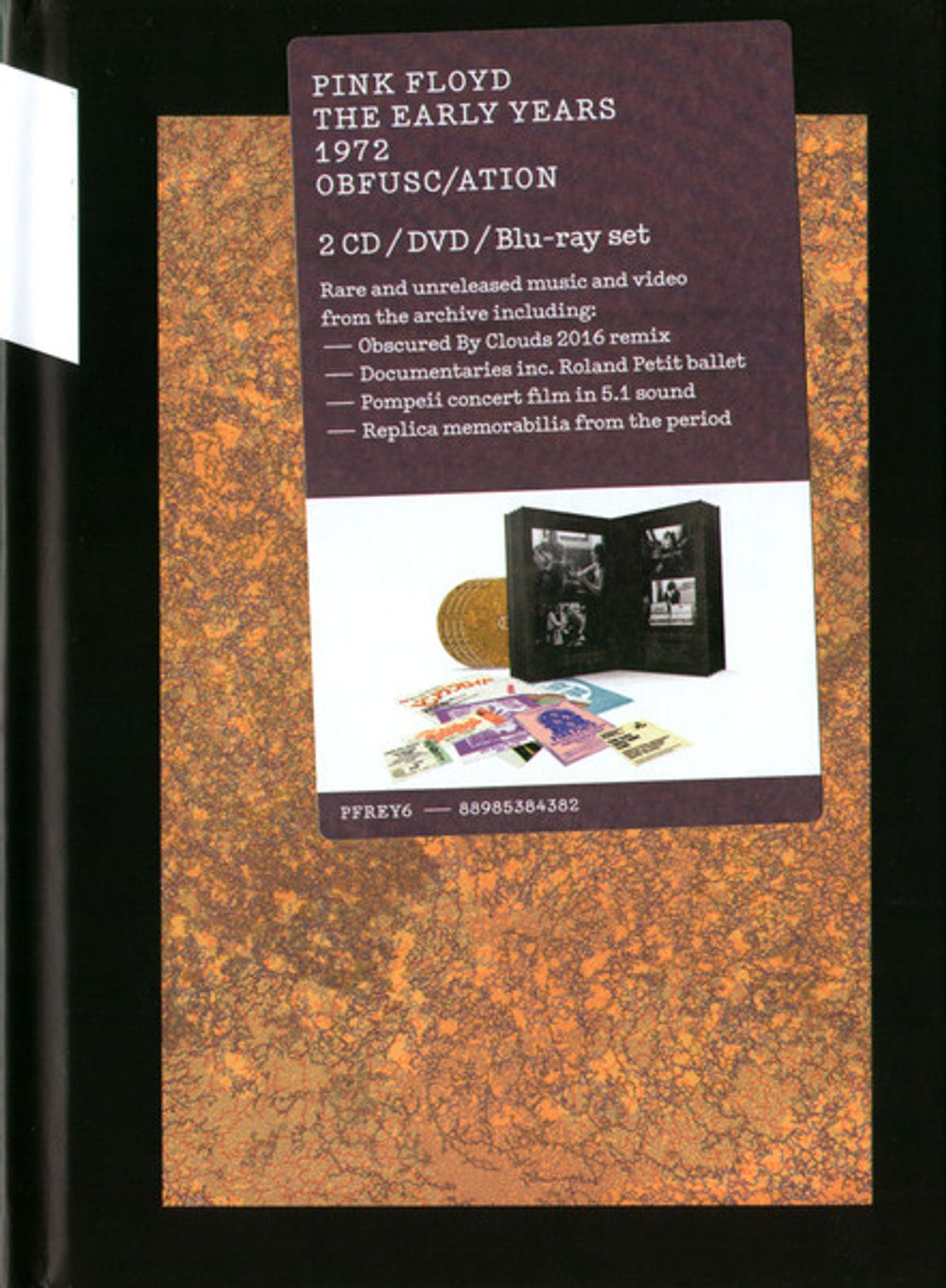 Front Cover: Pink Floyd – 1972 Obfusc/Ation (Box Set 2-CD) CD | Relix