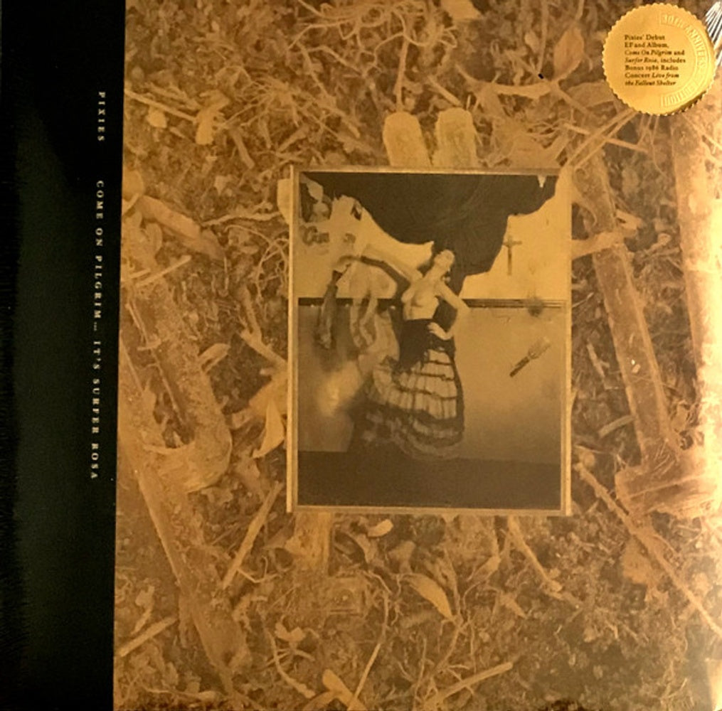 Front Cover: Pixies – Come On Pilgrim... It's Surfer Rosa: 30th Anniversary Deluxe Edition (Bronze 3-LP Vinyl) Vinyl LP | Relix