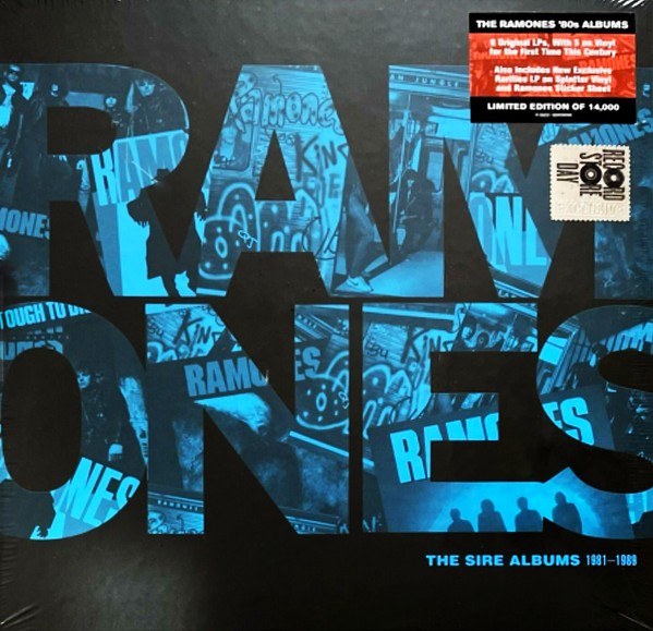 Front Cover: Ramones – The Sire Albums (1981-1989, RSD 2022 LP Vinyl) Vinyl LP | Relix