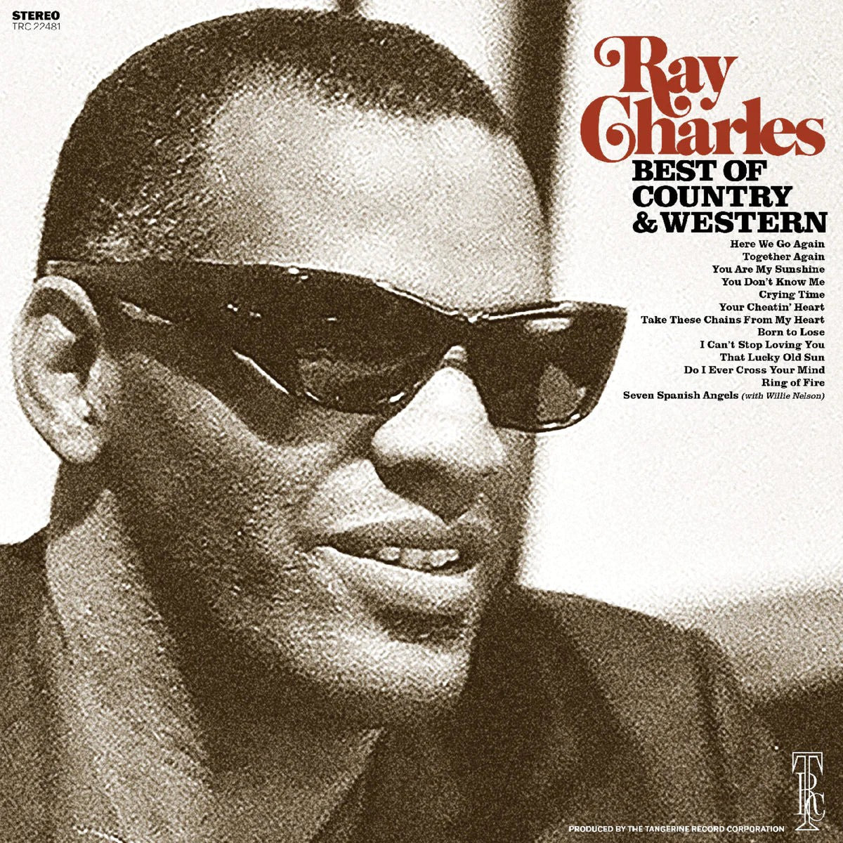 Front Cover: Ray Charles – Best Of Country & Western Vinyl LP | Relix