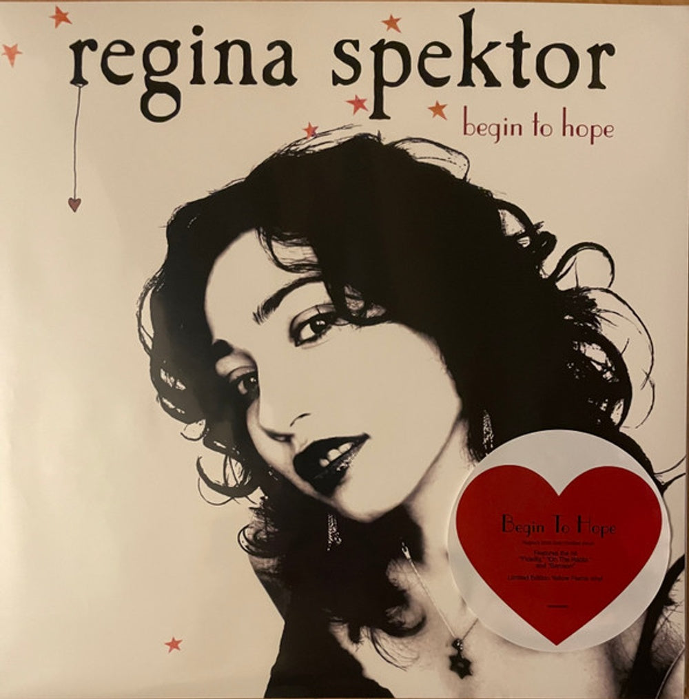 Front Cover: Regina Spektor – Begin to Hope (yellow flame LP Vinyl) Vinyl LP | Relix